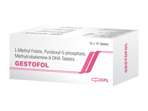 L Methyl Folate Pyridoxyl 5 Phosphate Methylcobalamine DHA Tablet