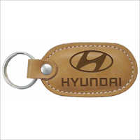 Leather Key Chain - Premium Leather, Plain Design, Rich Brown Color | Stylish And Durable Accessory