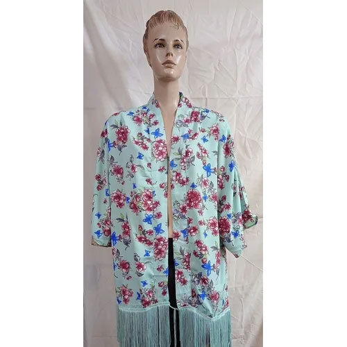 Printed Designer Kimono - Age Group: Adults