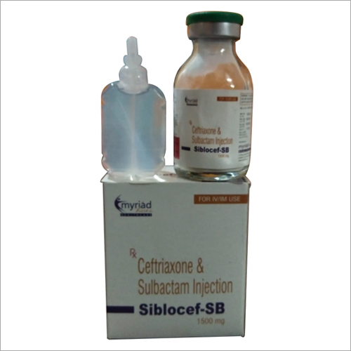 1500mg Ceftriaxone and Sulbactam Injection