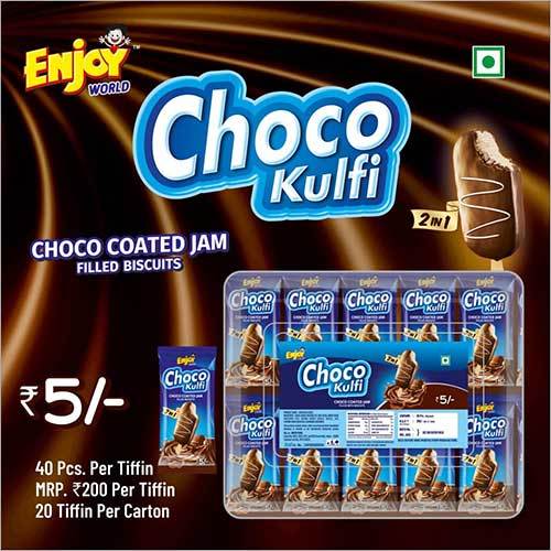 Choco Kulfi Choco Coated Jam Filled Biscuit