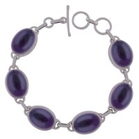 Lapis Natural Gemstone 925 Sterling Solid Silver Oval Cabochon Handmade Bracelet