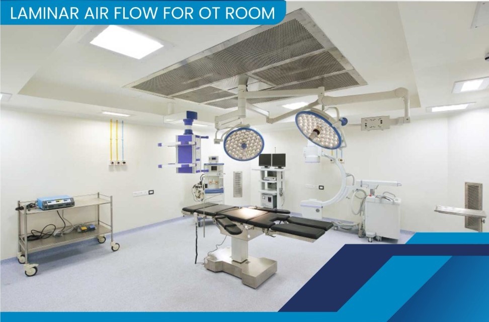 Laminar Air Flow System For OT Room
