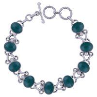 Labradorite Natural Gemstone 925 Sterling Solid Silver Oval Cabochon Handmade Bracelet
