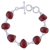 Lapis Natural Gemstone 925 Sterling Solid Silver Irregular Cabochon Handmade Bracelet