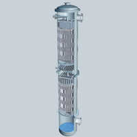 Flanged Column - Galvanized Steel,  High Stability Design For Secure Joints | Automatic Operation, Electric Powered, Cnc Technology, Industrial Usage