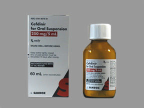 Liquid Cefdinir For Oral Suspension