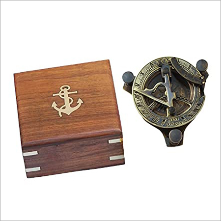 Nautical Brass Sundial Compass