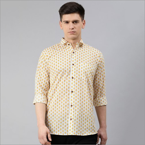 Millennial Printed Cotton Full Sleeve Shirts For Men