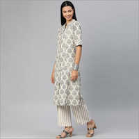 Ladies Khadi A Line Kurti