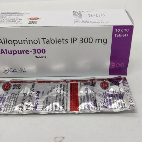 Allopurinol Tablets IP 300mg By JOHNLEE PHARMACEUTICALS PVT. LTD.