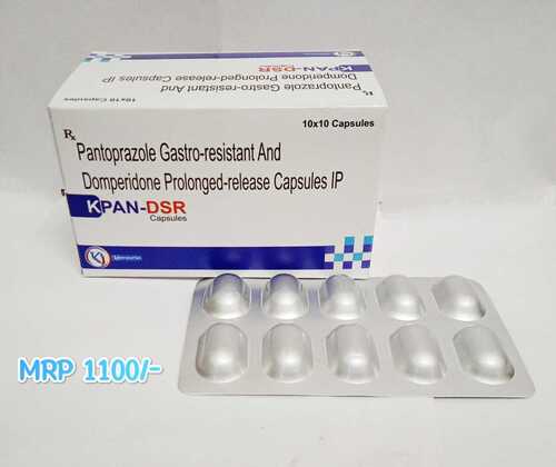 kpan dsr Pantoprazole Gastro Resistant   Domperidone Prolonged Release Capsules IP