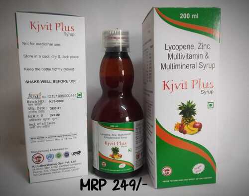 Lycopene Zinc Multivitamin  Multimineral Syrup