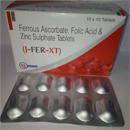Ferrous Ascorbate Folic Acid & Zinc Sulphate Tablets
