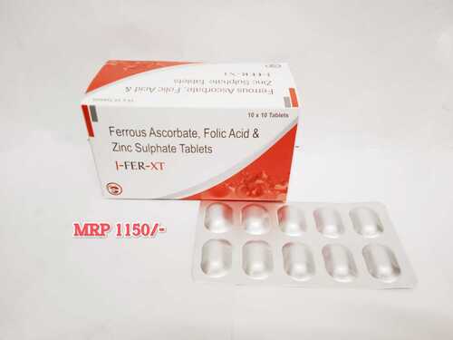 Ferrous Ascorbate Folic Acid & Zinc Sulphate Tablets