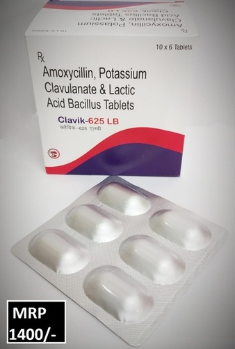 Amoxycillin Potassium Clavulanate & Lactic Acid Bacillus Tablets