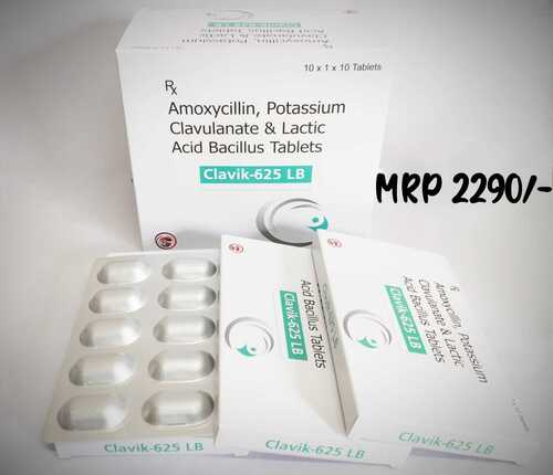 Amoxycillin Potassium Clavulanate & Lactic Acid Bacillus Tablets