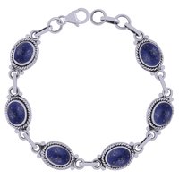 Malachite Natural Gemstone 925 Sterling Solid Silver Oval Cabochon Handmade Bracelet