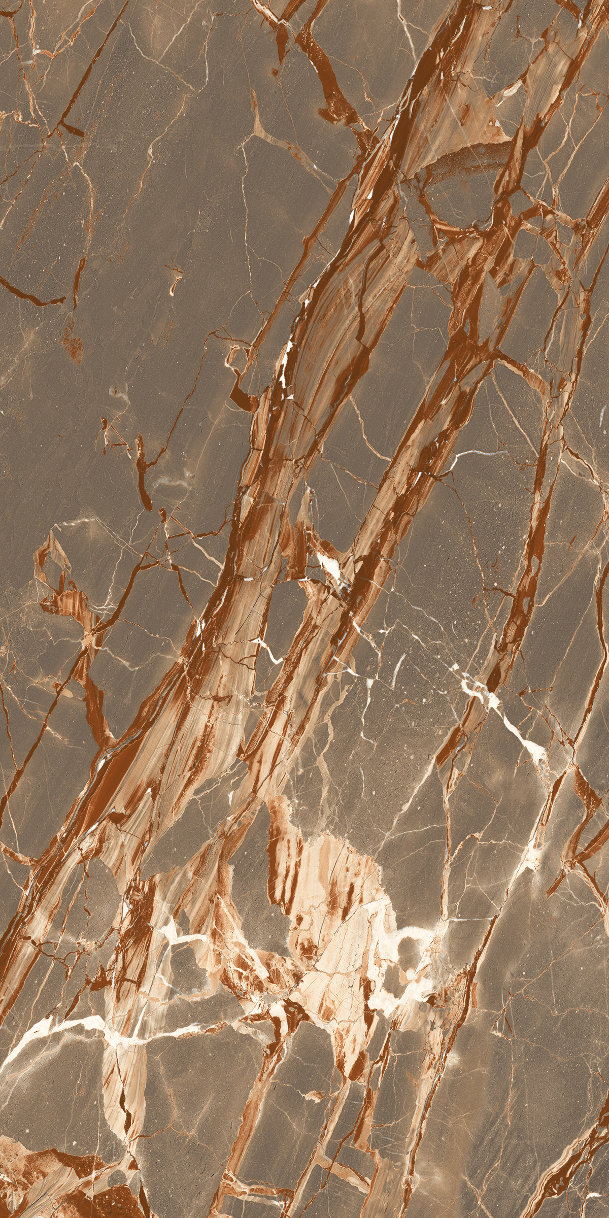ROSSO BROWN 800X1600MM HIGH GLOSSY PORCELAIN TILE