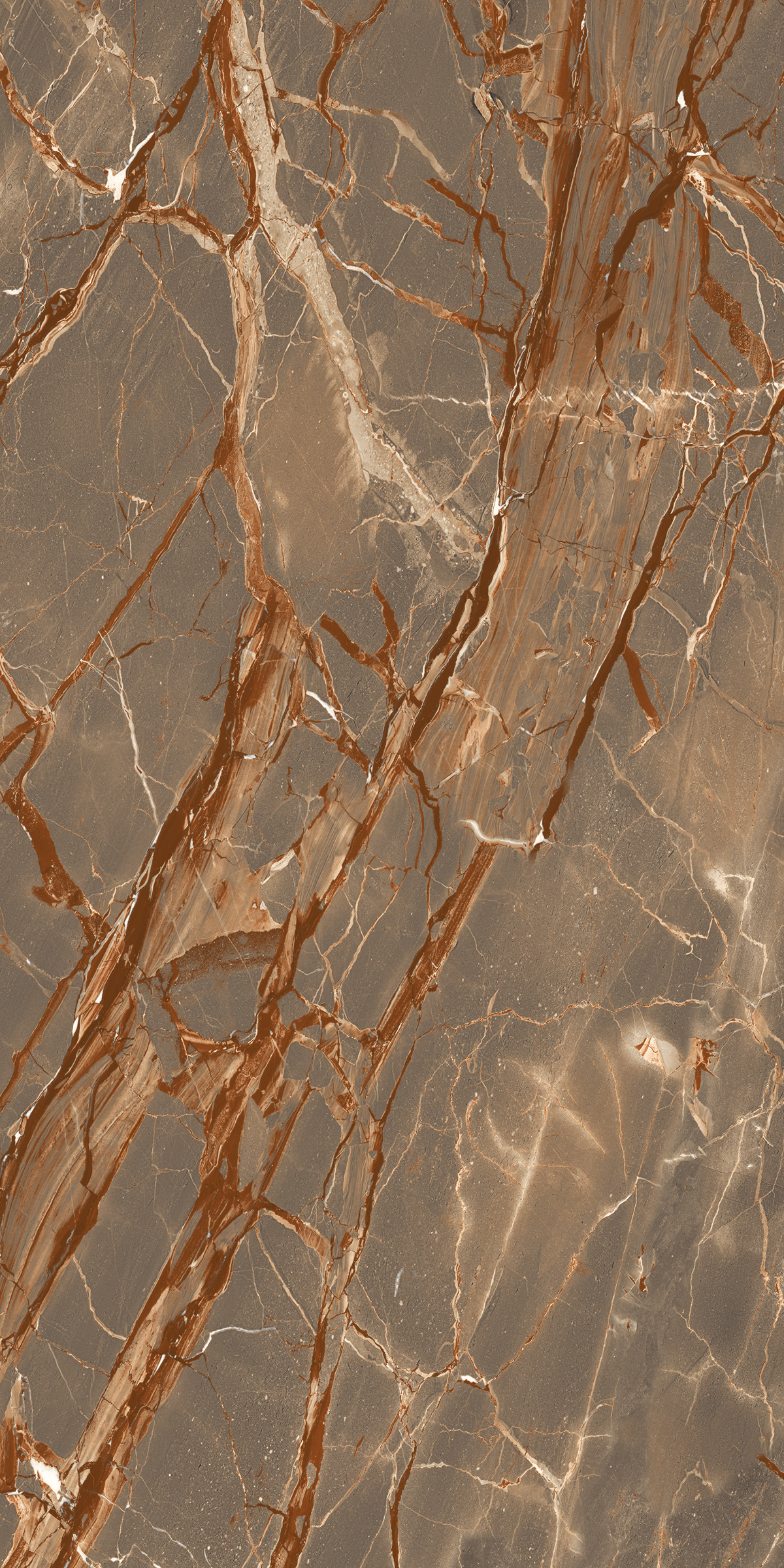 ROSSO BROWN 800X1600MM HIGH GLOSSY PORCELAIN TILE
