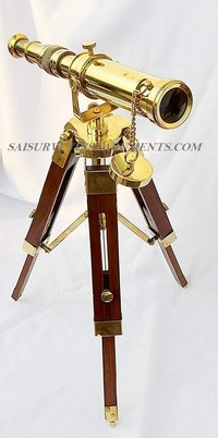 Antique Handmade 10 inch Brass Telescope