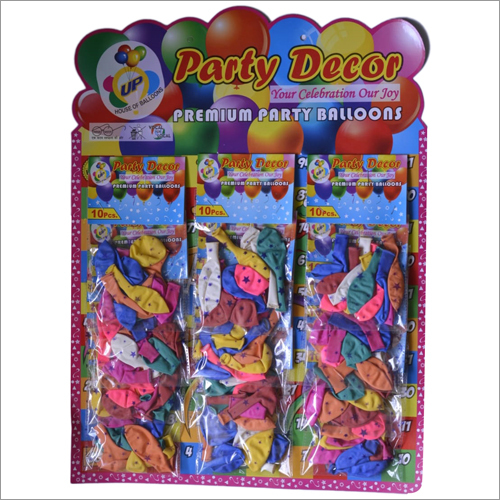 Multi Colour Printed Balloons