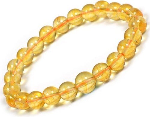 Golden Citrine Gemstone Bracelet