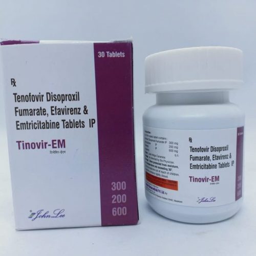 Tenofovir Disproxil Fumarate IP 300mg, Efavirenz IP 200mg, Emtricitabine IP 600mg Tablets