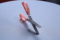 Kitchen Scissors - Stainless Steel Multi-blade, 5-8 Inches, Pink | Sharp Cutting Tool For Vegetables, Fruits, Herbs, And Paper