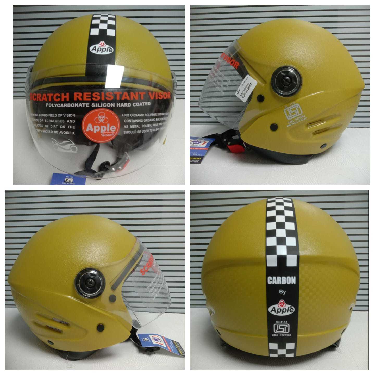 Carbon scooter helmet