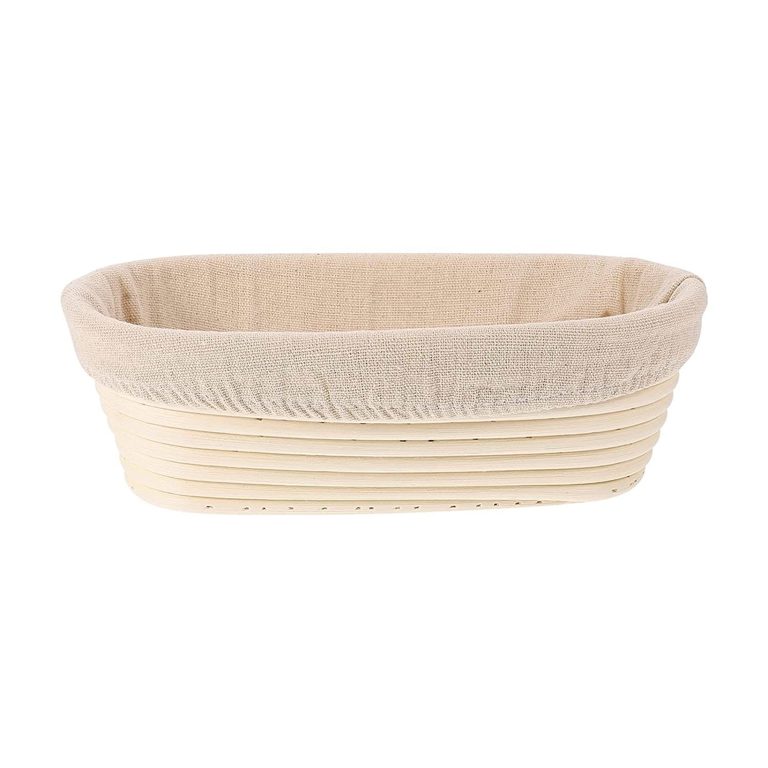 Bread Proofing Sourdough Basket Banneton Rattan Oval 25 x 15 x 8 cm