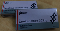 Everolimus 0.25mg Tablets
