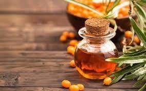 Sea Buckthorn Oil - 1 Liter, Deep Reddish Orange to Dark Brown Liquid | 100% Pure Herbal Extract, Boosts Memory, Provides Pain Relief, Reduces Pigmentation, Nutty Odor, Cold Pressed