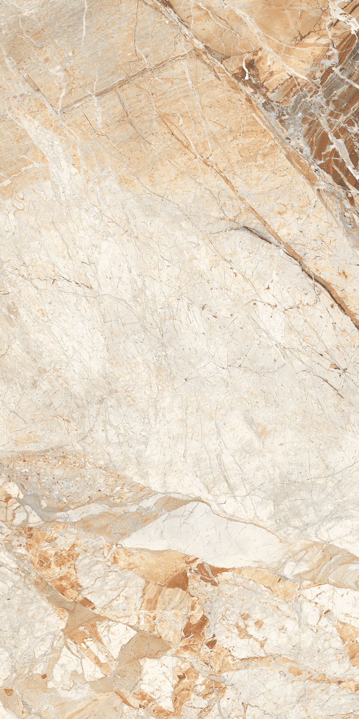 BRECCIA STONE 800X1600MM GLOSSY PORCELAIN TILE