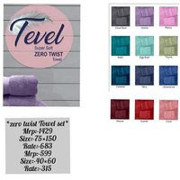 Zero twist Towel