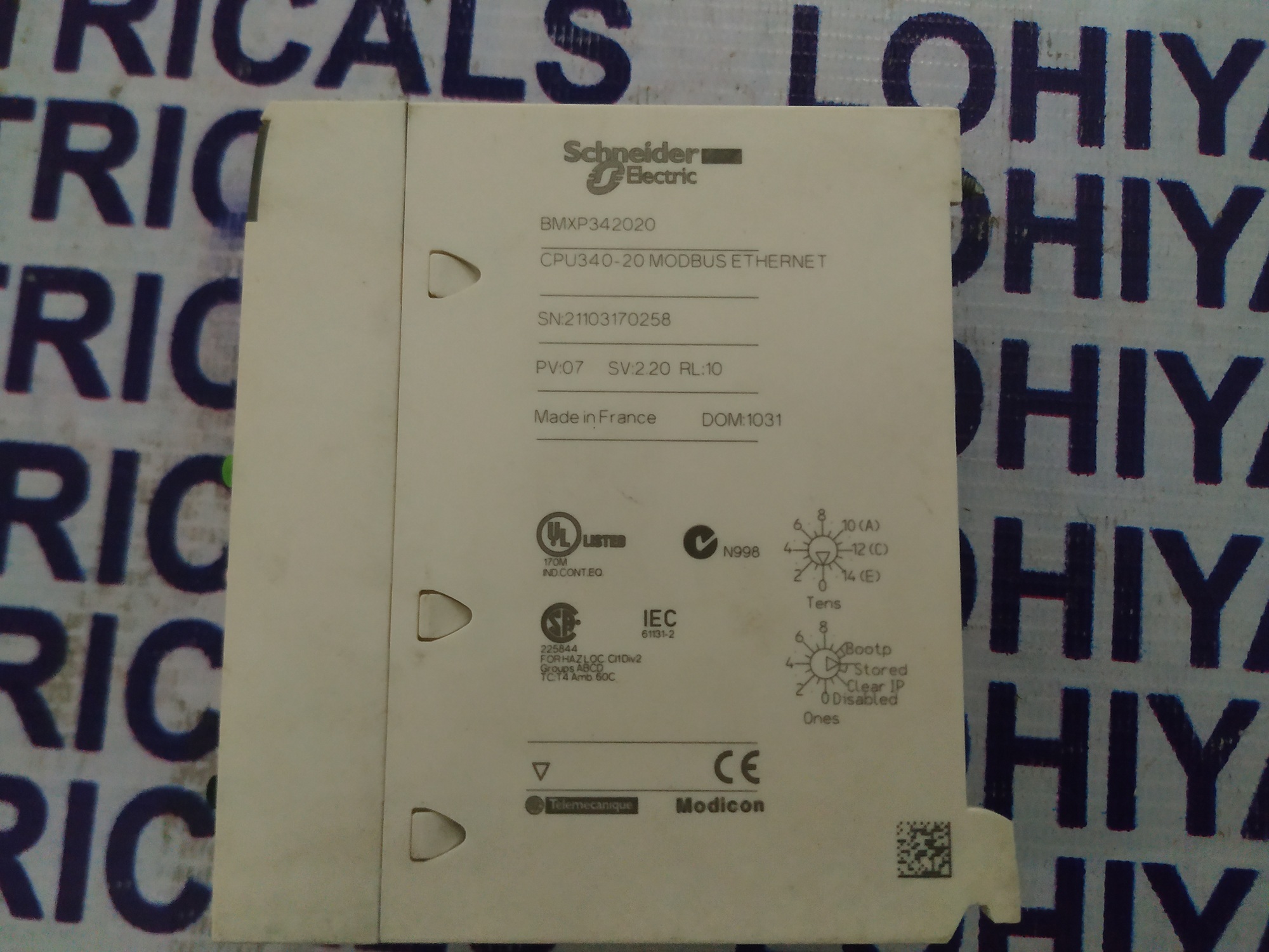 SCHNEIDER PROCESSOR MODULE BMXP342020