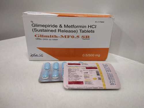 Glimepiride Ip 0 5 Mg Metformin Hcl Ip 500 Mg At Best Price In Mumbai Johnlee Pharmaceuticals Pvt Ltd