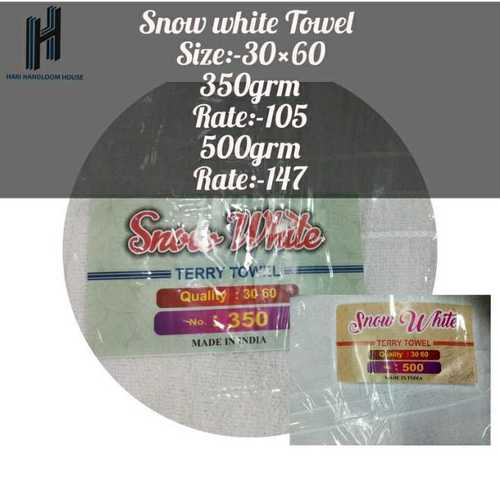Snow white Towel