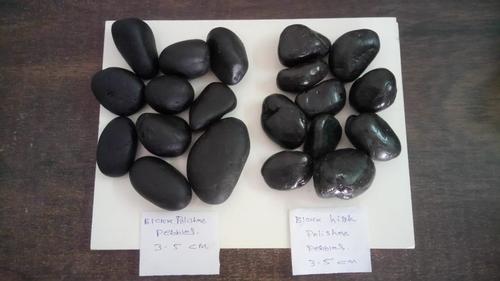 Natural Jet Black Jasper Normal Polished And High Polished Pebble Stone For Decoration