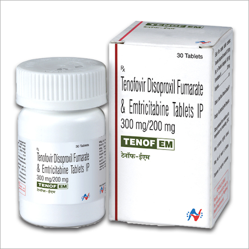 300mg Tenofovir Disoproxil Fumarate and Emtricitabine Tablets IP