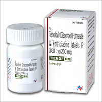 300mg Tenofovir Disoproxil Fumarate and Emtricitabine Tablets IP