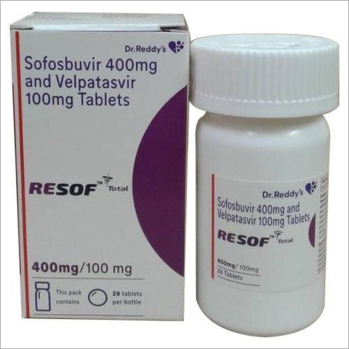 Sofobuvir 400 mg And Velpatasir 100 mg Tablets