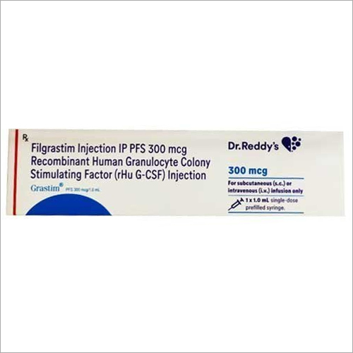 300 Mcg Filgrastim IP PFS Recombinant Human Granulocyte Colony Stimulating Factor rHu G CSF Injection