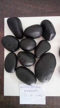 natural mate finish and Supper Glossy polished black Pebble Stone coating polished