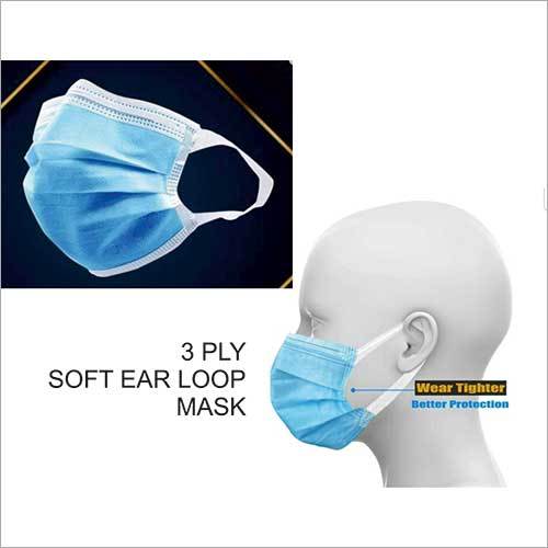3 Ply Soft Ear Loop Mask