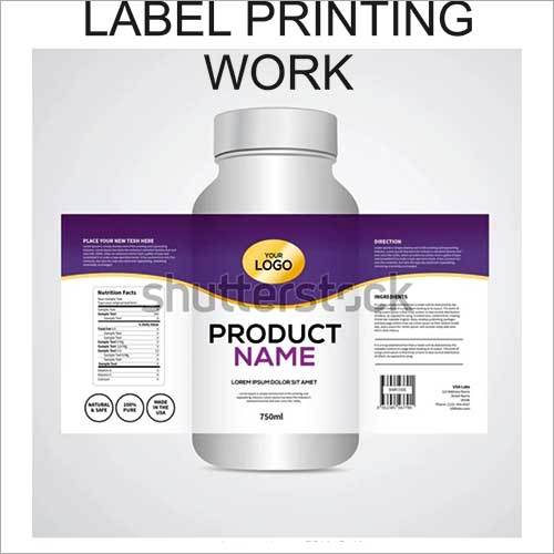 Label Printing Work Services