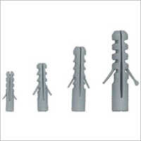 Pvc Wall Plug - Plastic, 35 X 8 Mm, White | Ideal For Commercial And Household Use, Durable Design, 50 Piece Pack