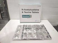 Acetylcysteine Tablet - 600 Mg Effervescent, N-acetylcysteine Usp 150mg + Taurine Usp 500mg + Acebrophylline 100mg For Respiratory Support