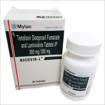 Tenofovir Disoproxil Fumarate 300 Mg, Emtricitabine 200 Mg And Efavirenze 600 Mg Tablets