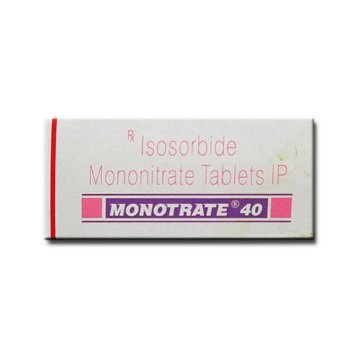 MONOTRATE 40 MG TABLET (ISOSORBIDE MONONITRATE)